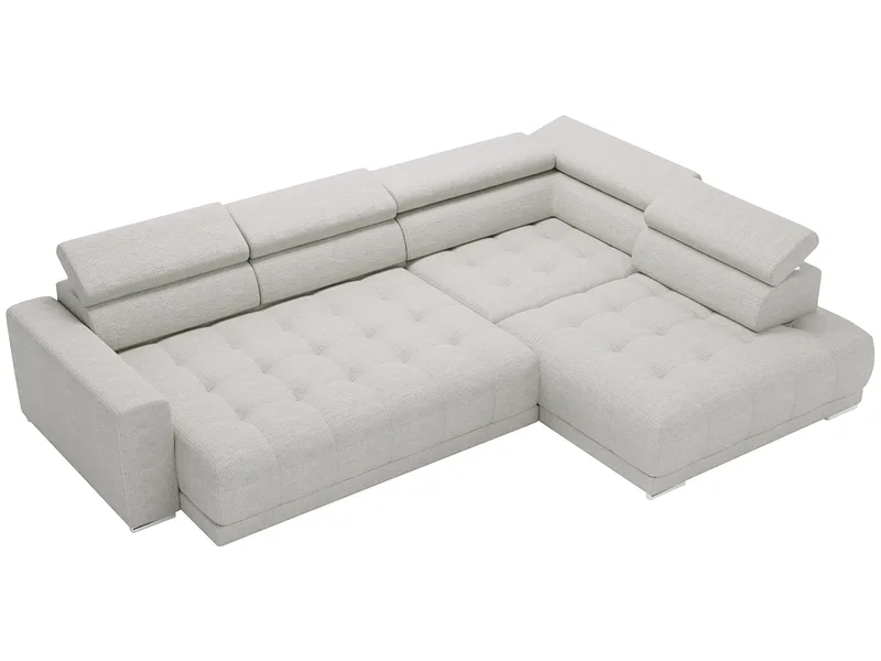 Ecksofa MOJITO Stoff hellgrau