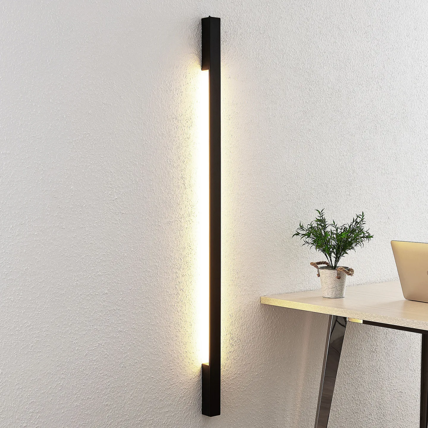 Ivano Wandleuchte H130 Black - Arcchio - Flurbereich - Modern - Aluminium - Eckig