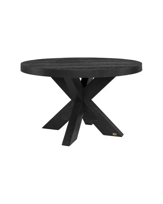 Hunter matbord svart Ø130cm