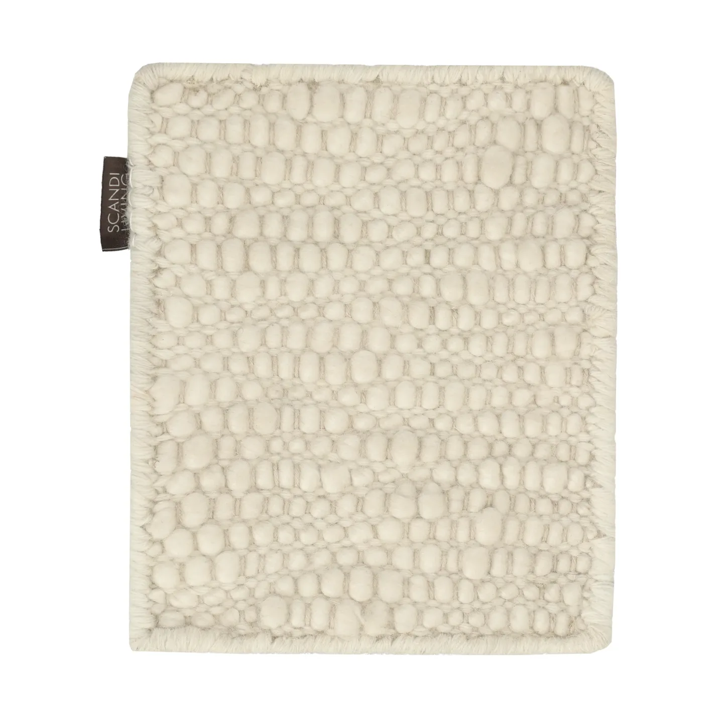 Material Samples Mattprov Pebble ullmatta Vit