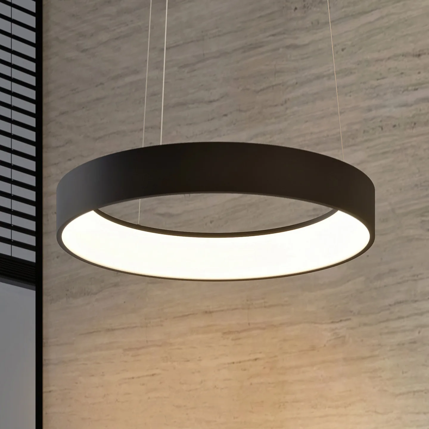 Aleksi Round LED Pendel Ø60 Black - Arcchio - Kjøkken - Moderne - Metall - Med en lyskilde