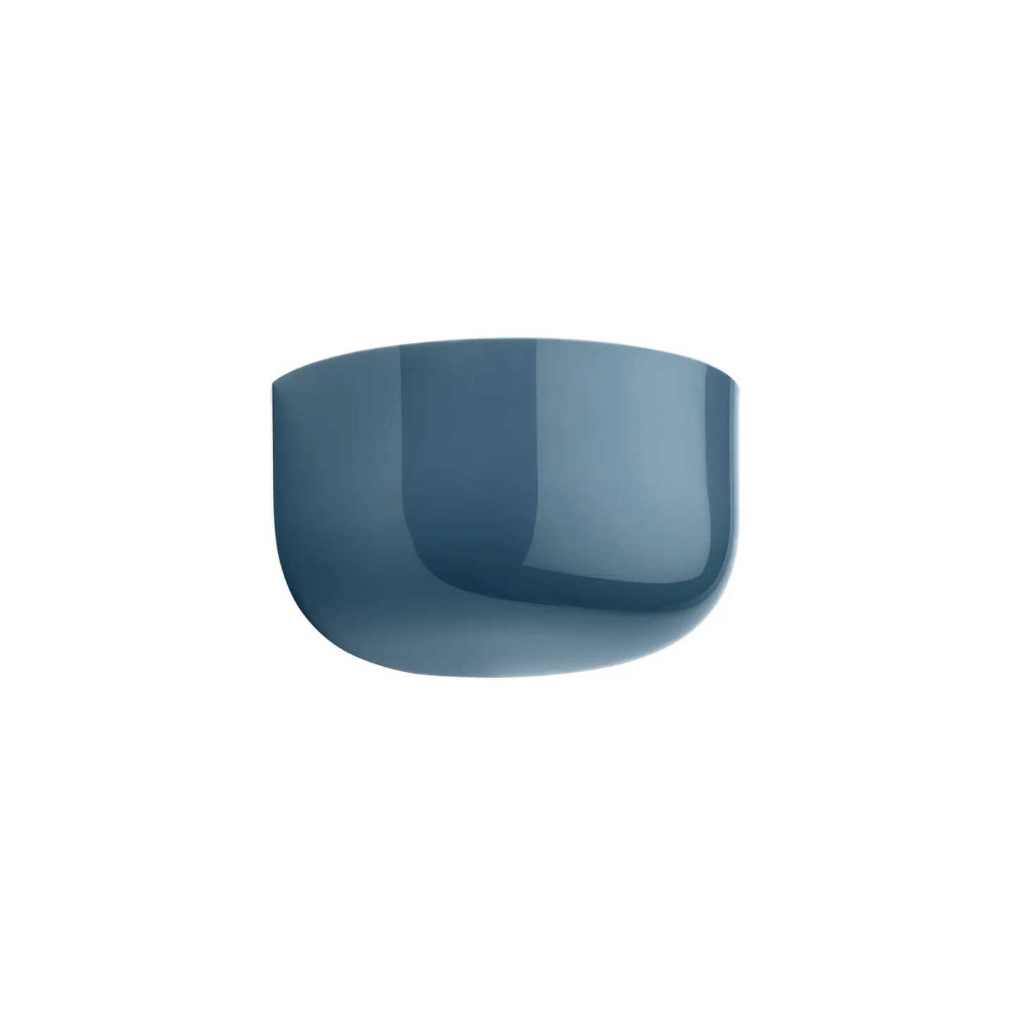 Bellhop Wall Up LED-Außenwandlampe, grau-blau, IP44 - Flos - Modern - Kunststoff - Einflammig