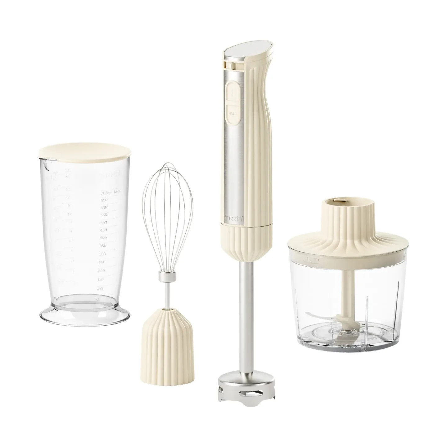 Guzzini Sous chef Stabmixer Cream, 4-teilig