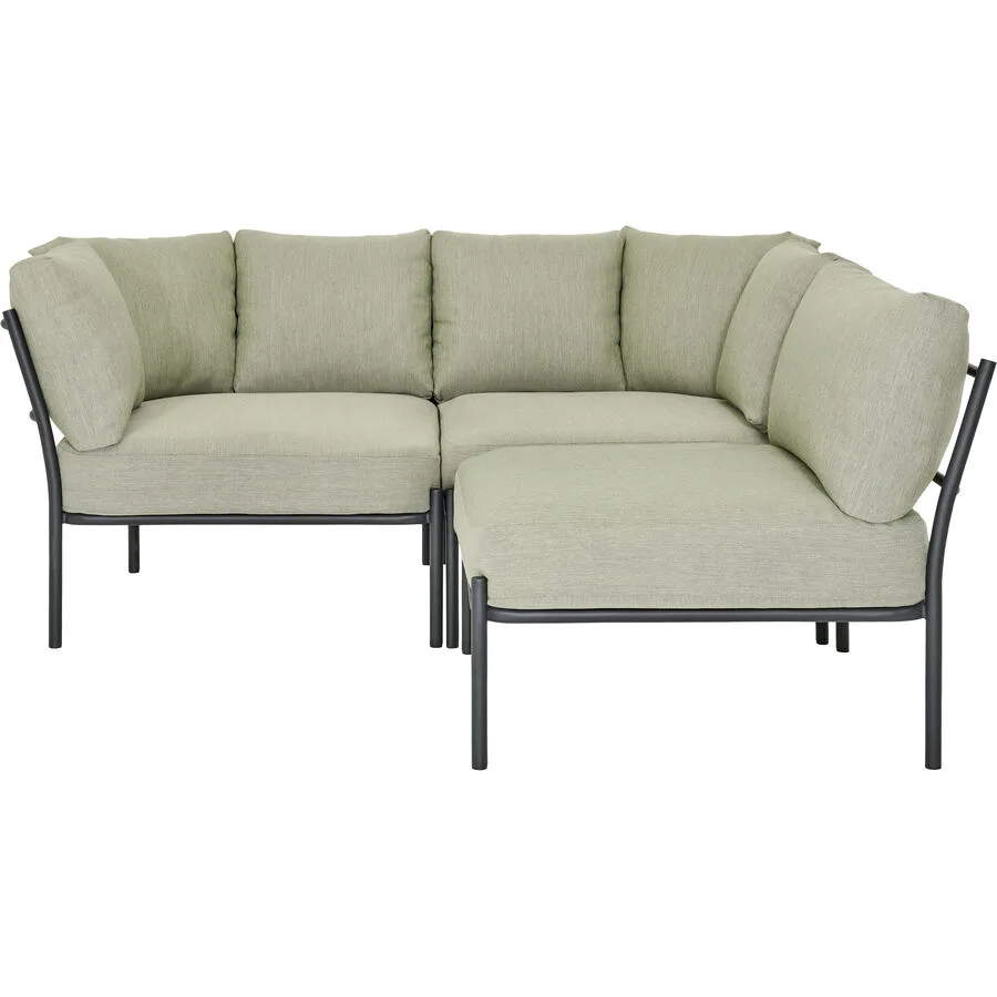 Gartenlounge Viano Grün Stahl T 160 H 66 cm