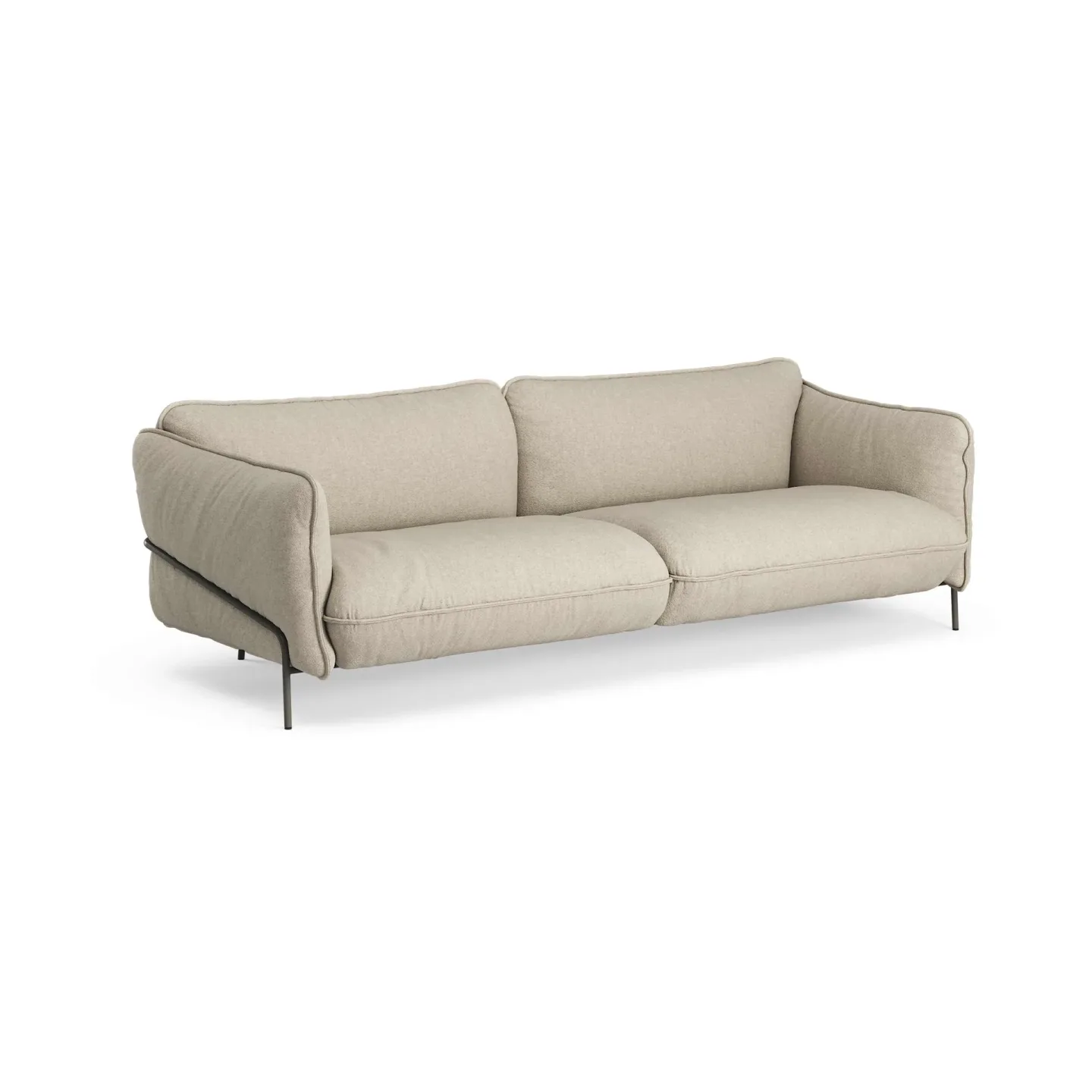 Swedese Continental soffa Sealife Dark beige/White-orkangrå