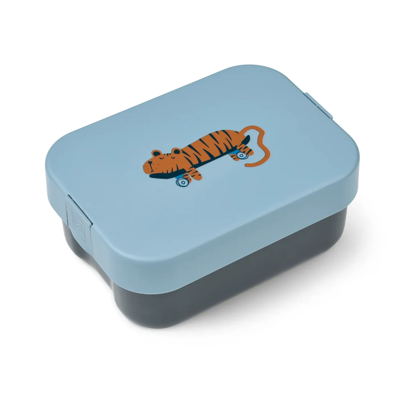 Liewood Kamil Lunchbox 19,7x14,1 cm Tiger-beach blue