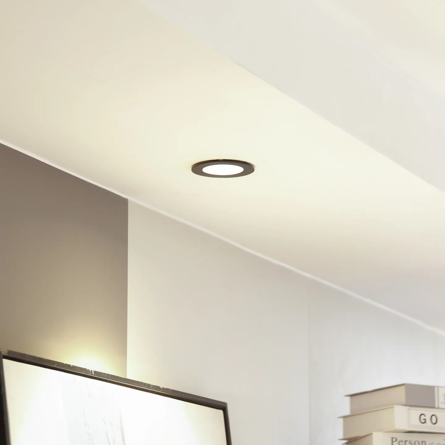 Aryx LED Einbauspots 2700K IP65 Schwarz - Arcchio - Wohnzimmer - Modern - Metall - Einflammig