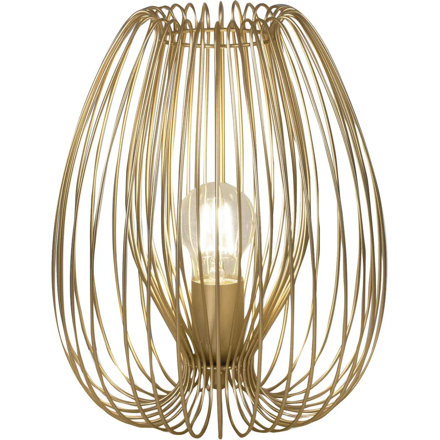 Tischlampe Aruna Gold Metall 25 cm 31 cm