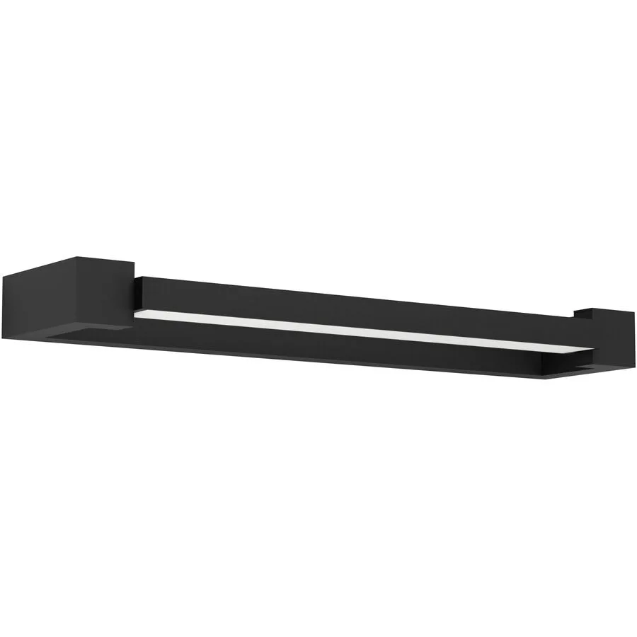 Eglo Wandlampe Gemiliana Schwarz Stahl 4 cm - LED - Lichtfarbe: Helles Neutralweiss - LED Energiesparlampen