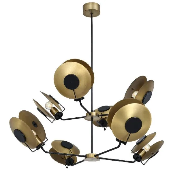 Hallbergs - Caserta Ø85 - Taklampa - Mässing