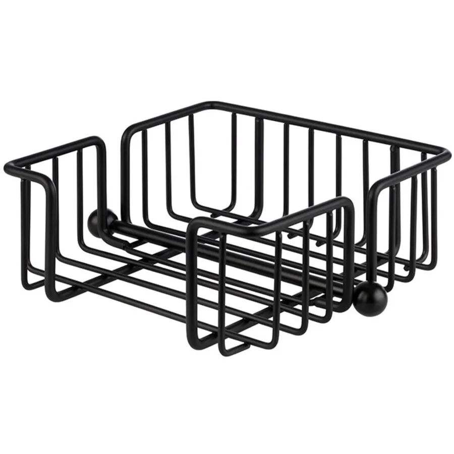 Serviettenhalter Aps schwarz Metall B 19 cm