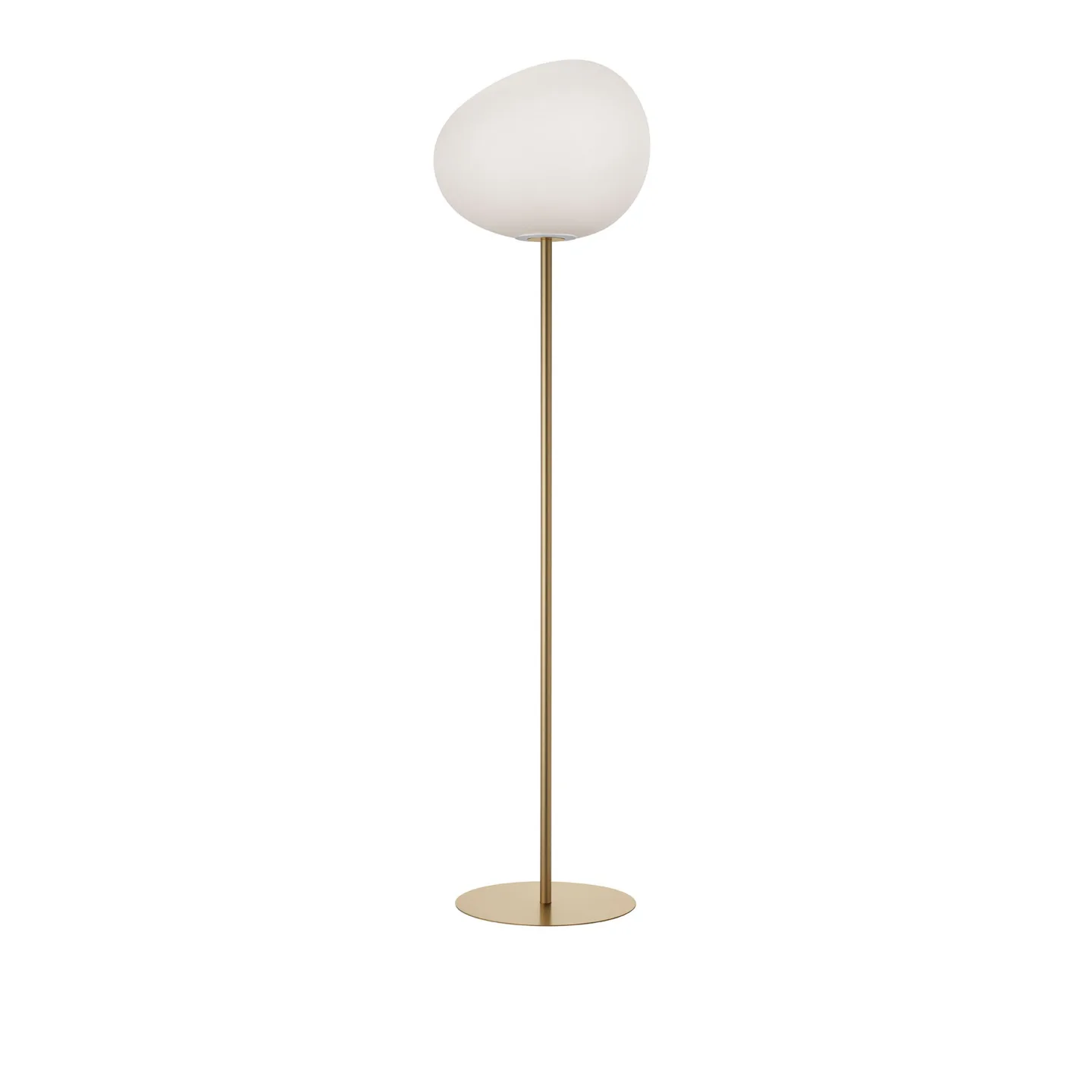 Foscarini - Gregg Grande Golvlampa - Guld/Vit - Skärmlampor - Ludovica & Roberto Palomba - Guld