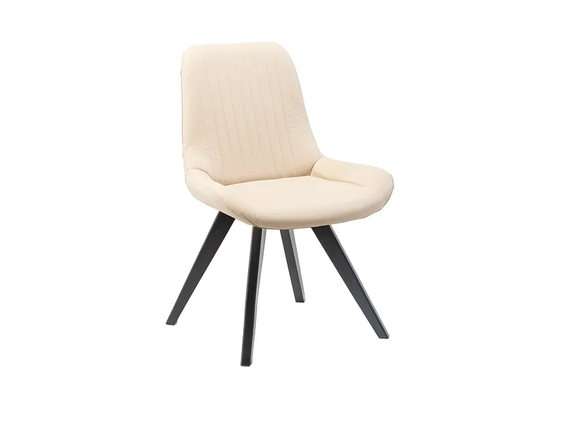 Stuhl AROSA Echtleder beige drehsitz