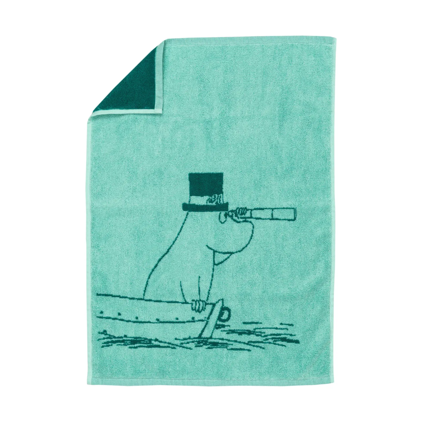 Moomin Arabia Mumin Handtuch 50x70cm Muminpappa blaugrün