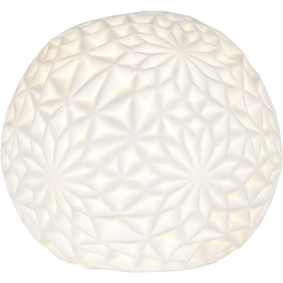 Tischlampe Canolo Weiss Keramik/Metall 16 cm 16 cm