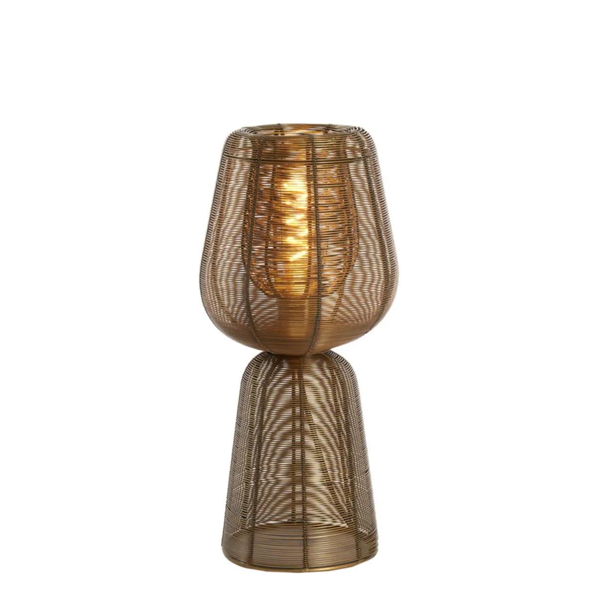 Light & Living - Aboso 42cm - Bordslampa - Brons