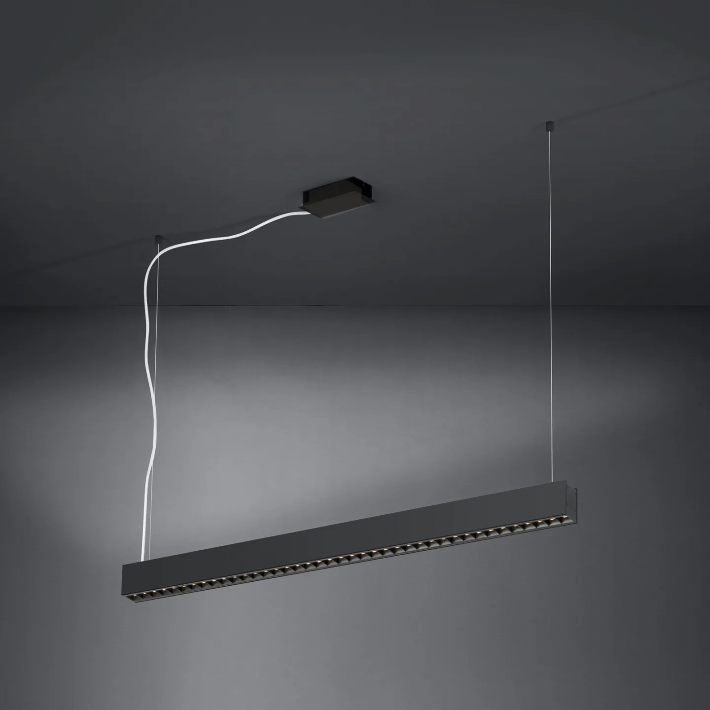 Termini LED-Hängelampe schwarz 107cm Metall - Stars of Light - Wohnzimmer - Modern - Einflammig
