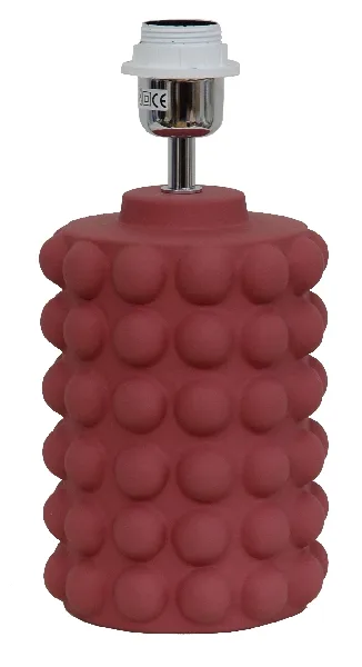 Hallbergs - Bubbles 30cm - Lampfot - Mörkröd