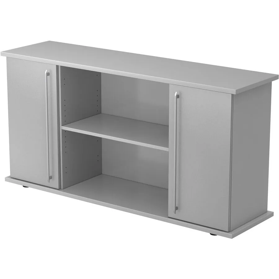 Sideboard Office Silber, Grau Holzwerkstoff B 166.1 H 84 cm