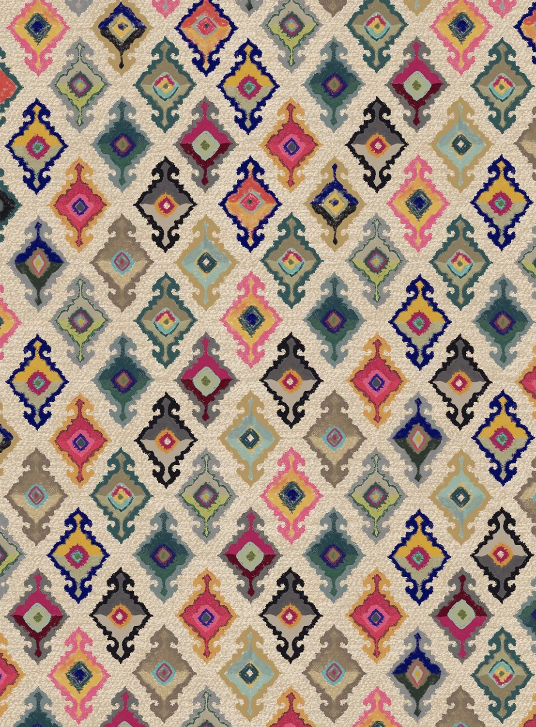 Wilton-teppe - Isparta (multi) (Størrelse: 130 x 190 cm)