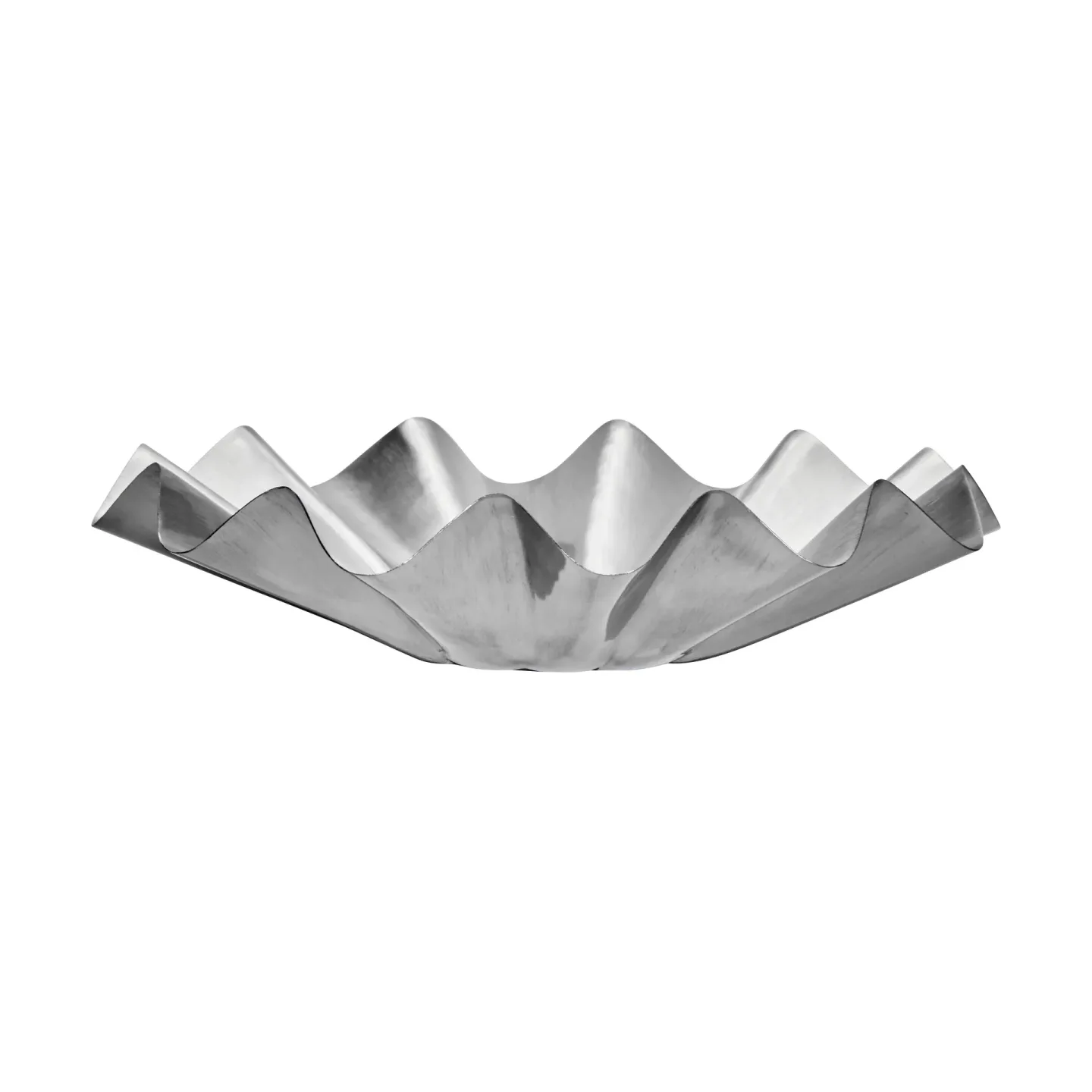 House Doctor Flood Schale Ø35cm Gebürstetes Silber