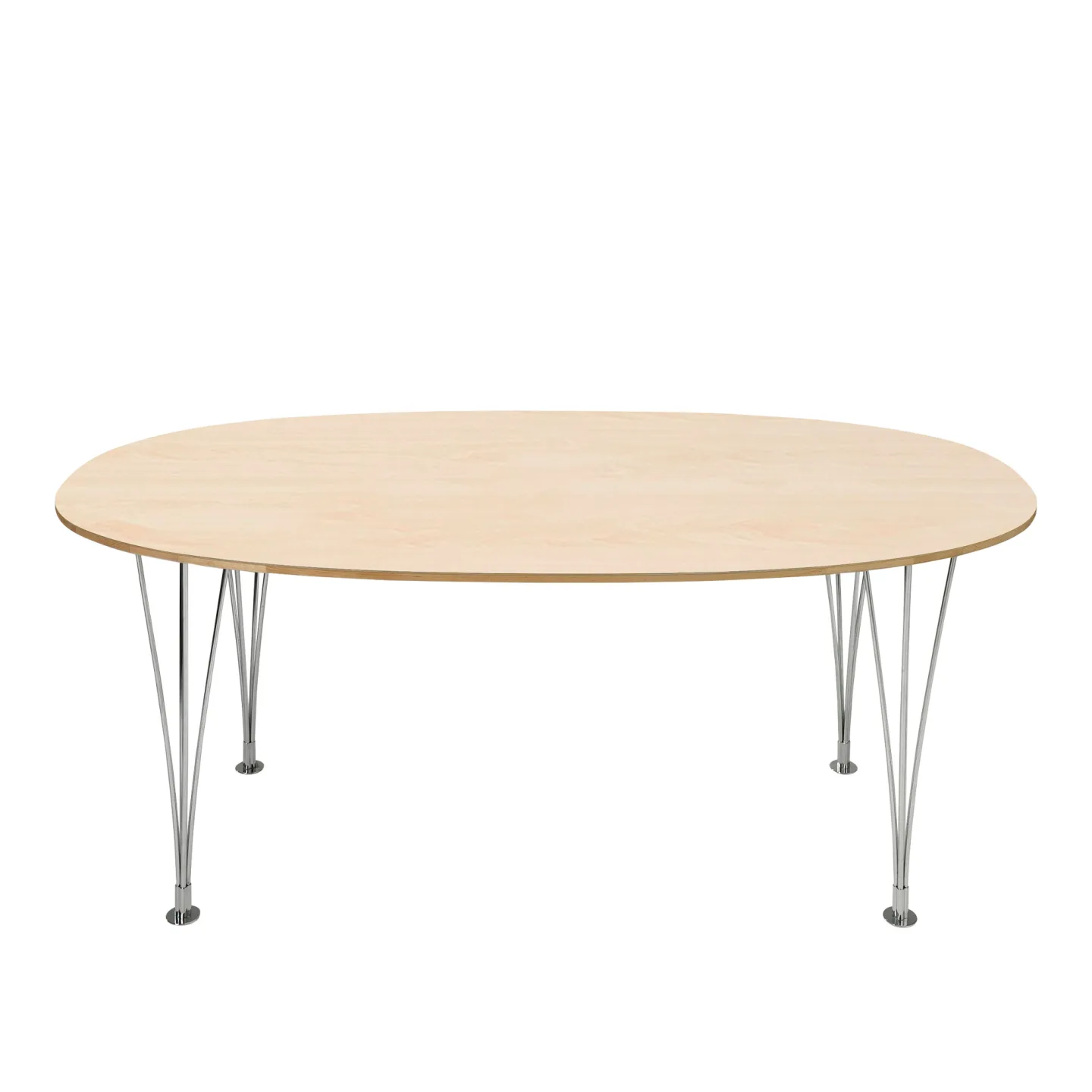 Bruno Mathsson International - Mi 314 Supercirkel - Vit laminat - Höjd: 72 cm - Matbord - Bruno Mathsson - Vit - Laminat