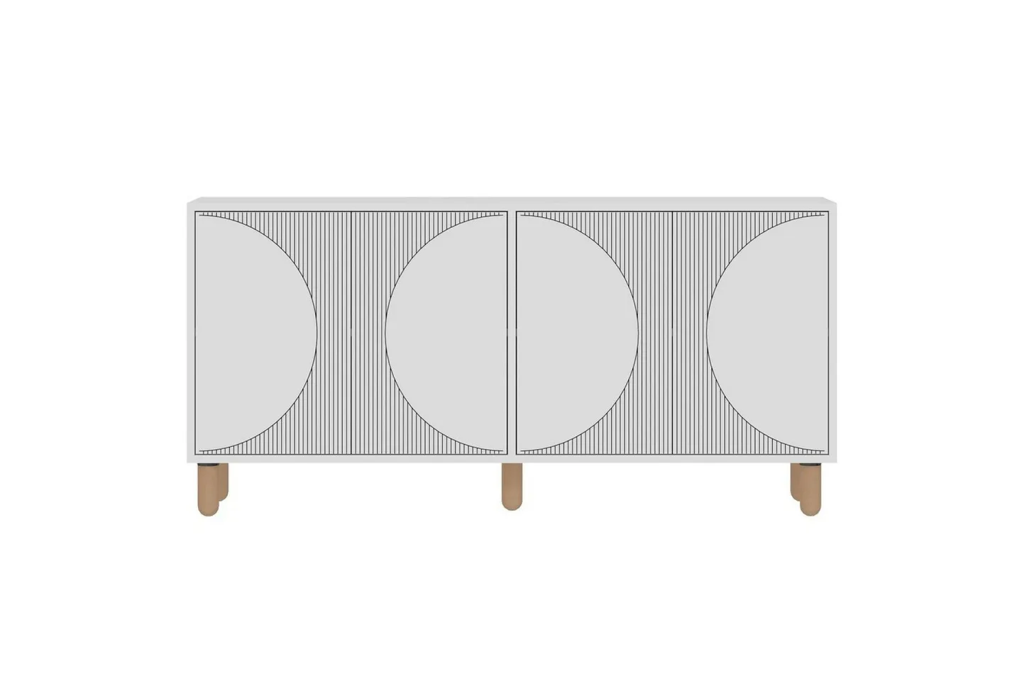 Zyric Konsollbord 150 cm - Vit