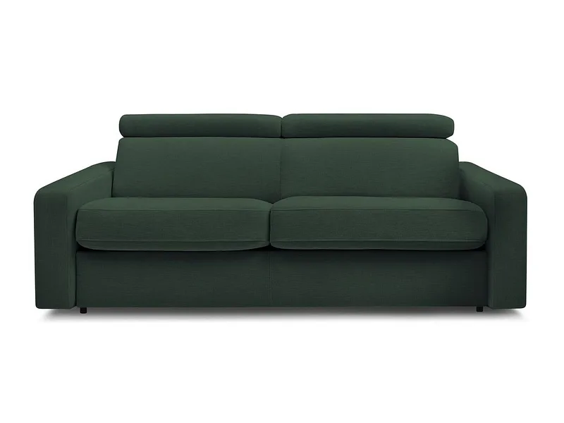 3er Sofa BOBOCHIC MONACO Stoff grün