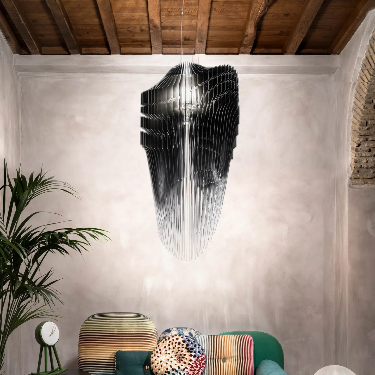 Avia Pendant S Black - SLAMP - Wohnzimmer - Design - Kunststoff - Einflammig