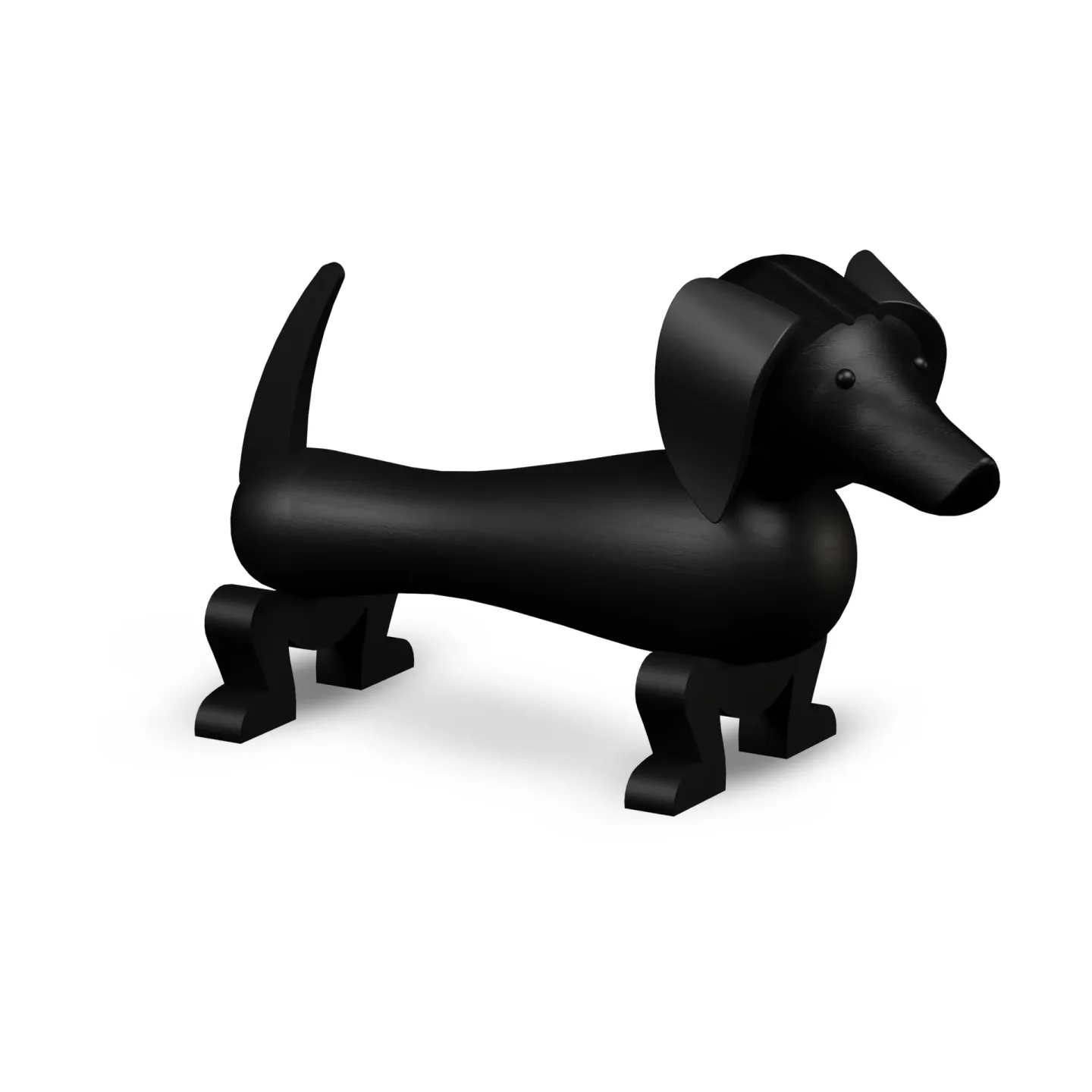 Kay Bojesen Denmark Kay Bojesen Hund 18,5cm Dunkel gebeizte Eiche
