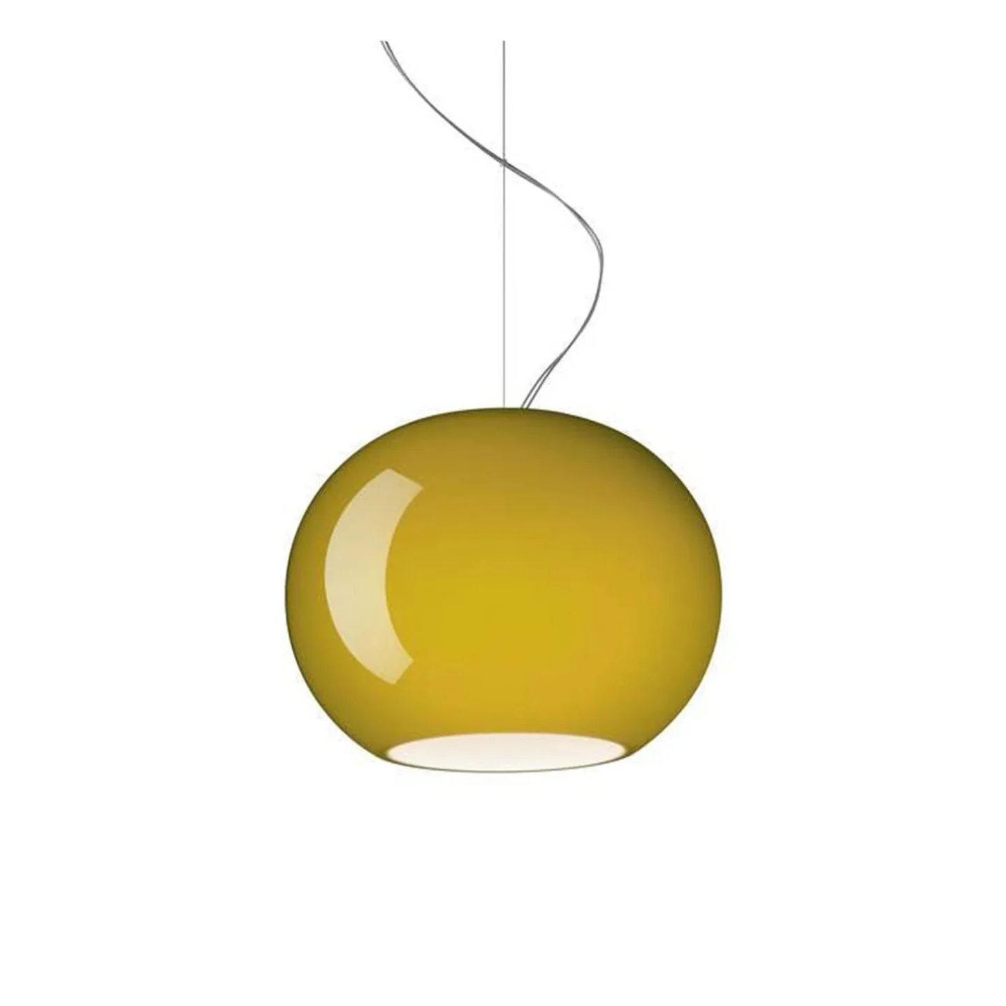 Foscarini - Buds 3 - Pendellampa, Bambugrön, Dimbar LED-lampa, Kabel 340 cm - Pendellampor - Rodolfo Dordoni - Gul
