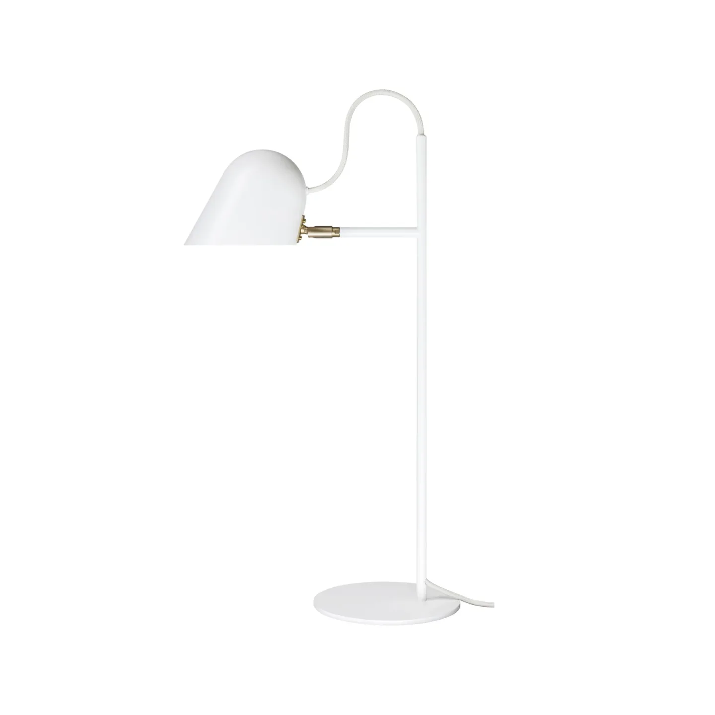 Örsjö Streck Bordslampa Vit/mässing