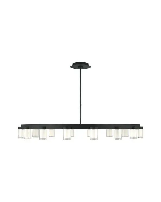 Esfera Large Chandelier Nightshade Black