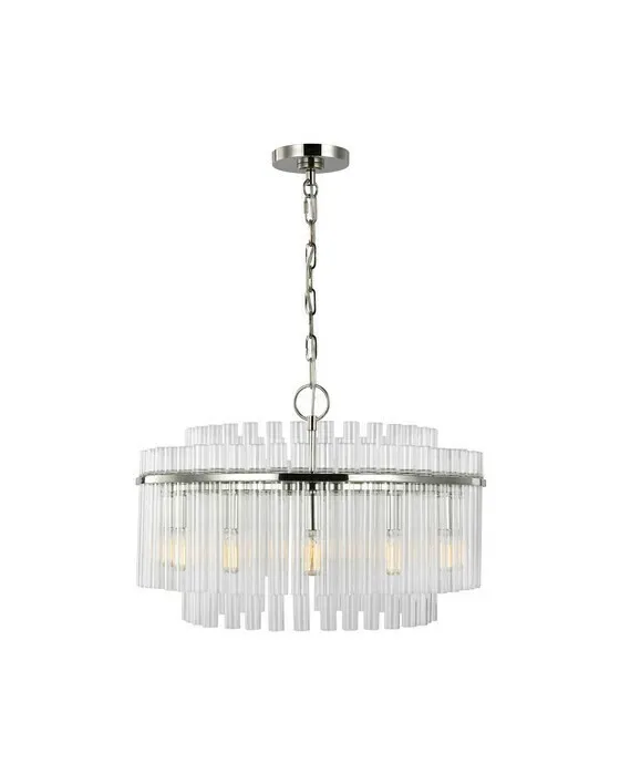 Beckett Chandelier Nickel M
