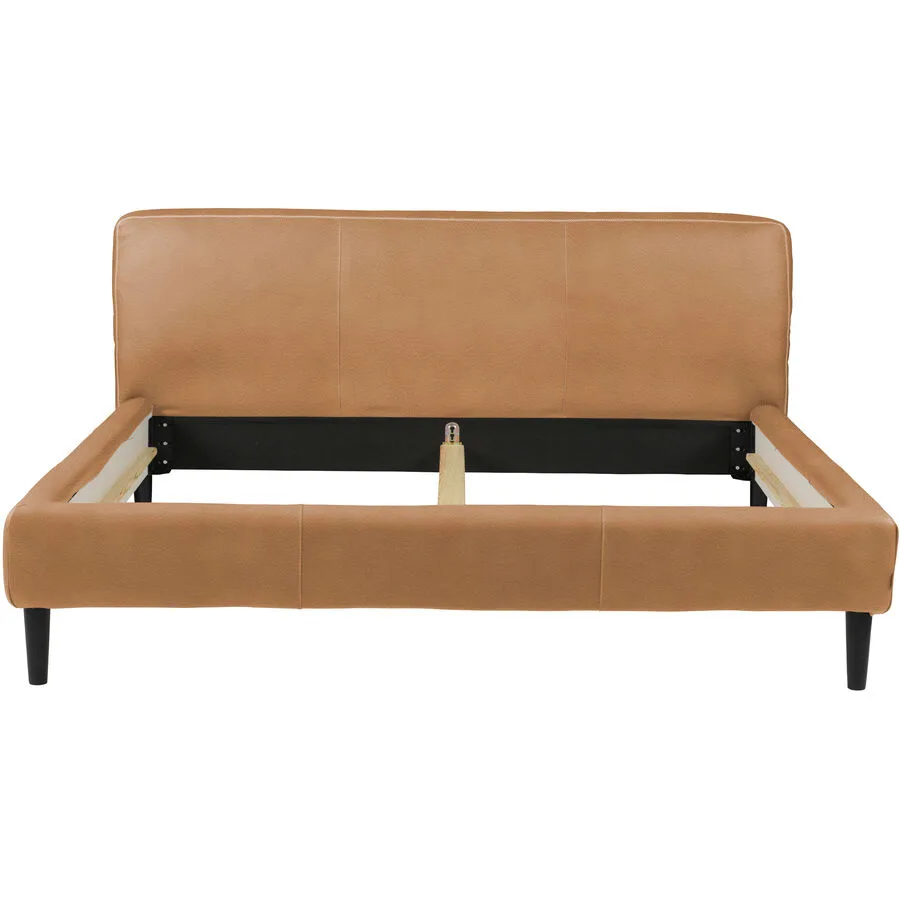 Bett Bly nature Leder 140 x 220 cm