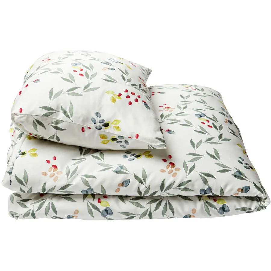 Journey Living Kissenbezug Amiata Grün Baumwolle 65 cm 65 cm - Farbe: olive - Material: Bio Baumwolle