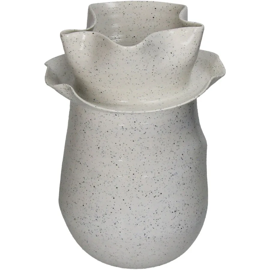 Vase Myko Weiss Porzellan 30 cm
