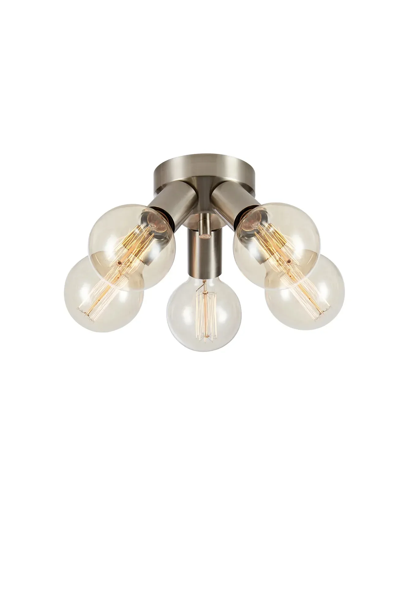 Mazzo Deckenlampe Nickel 5 Lampen