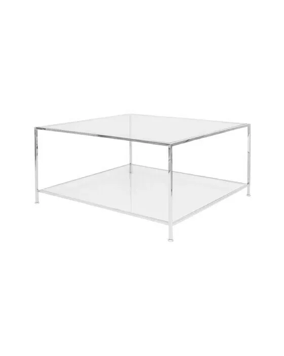 Big Square Coffee Table Chrome