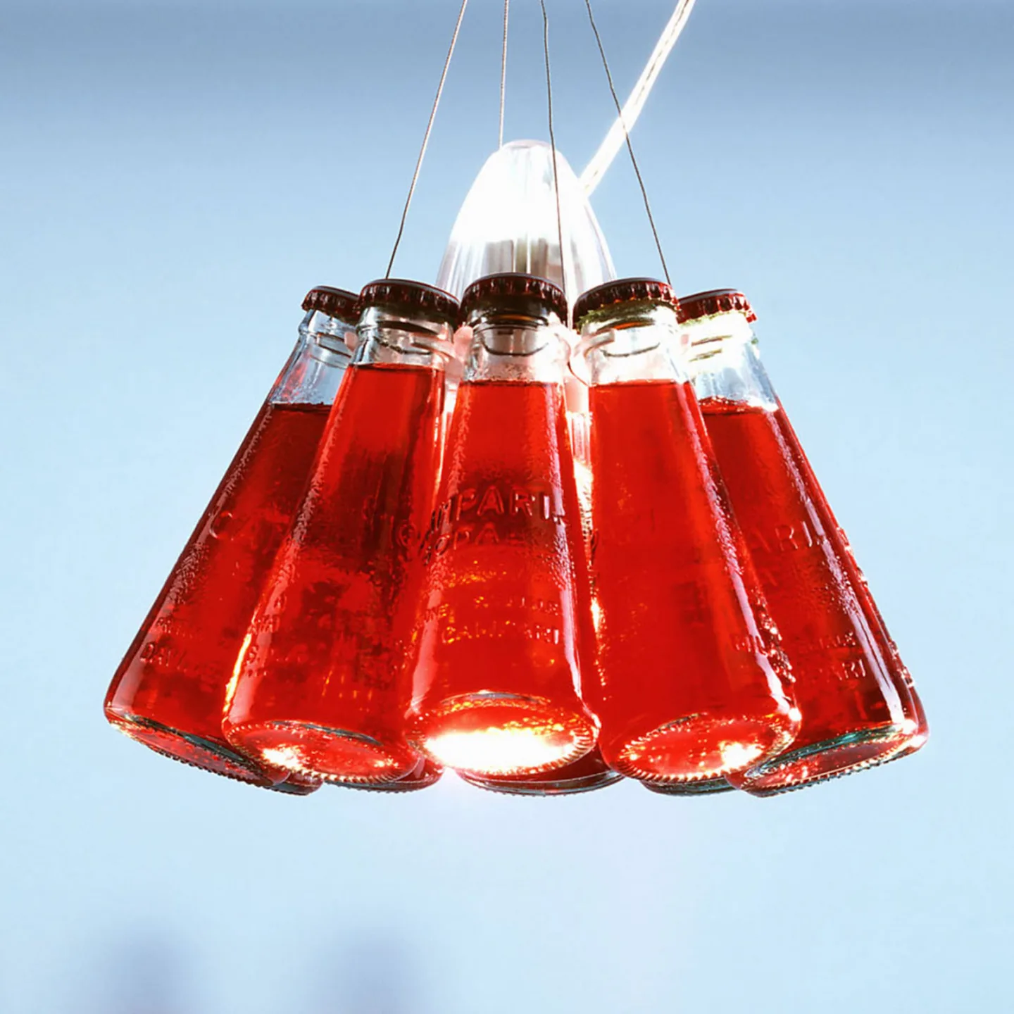 Campari Light 155cm Pendelleuchte - Ingo Maurer - Wohnzimmer - Design - Glas - Gebündelt