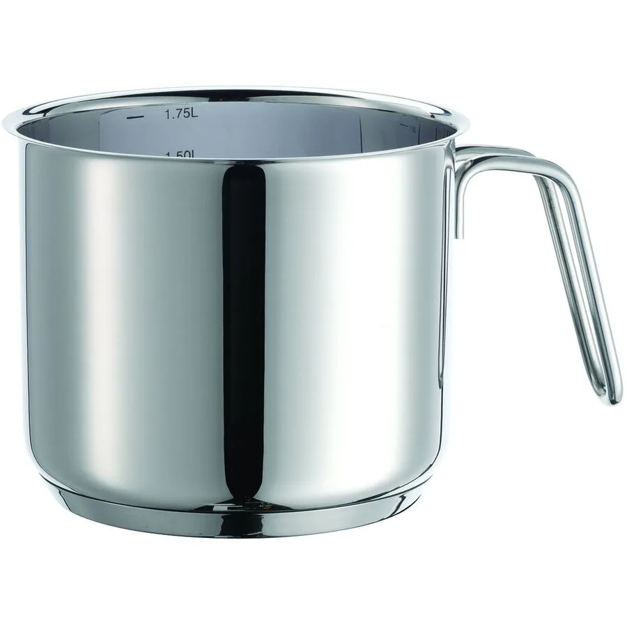 MÄSER Milchtopf Varuna Silber Edelstahl 14 cm