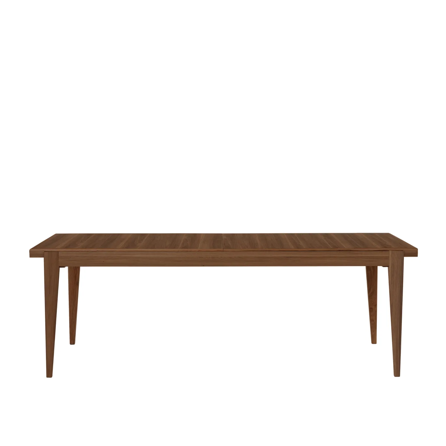 Gubi - S-Table Dining Table Extendable 95x220 cm/270/320, American Walnut Matt Lacquered - Matbord - Marcel Gascoin - Träfärgad - Trä