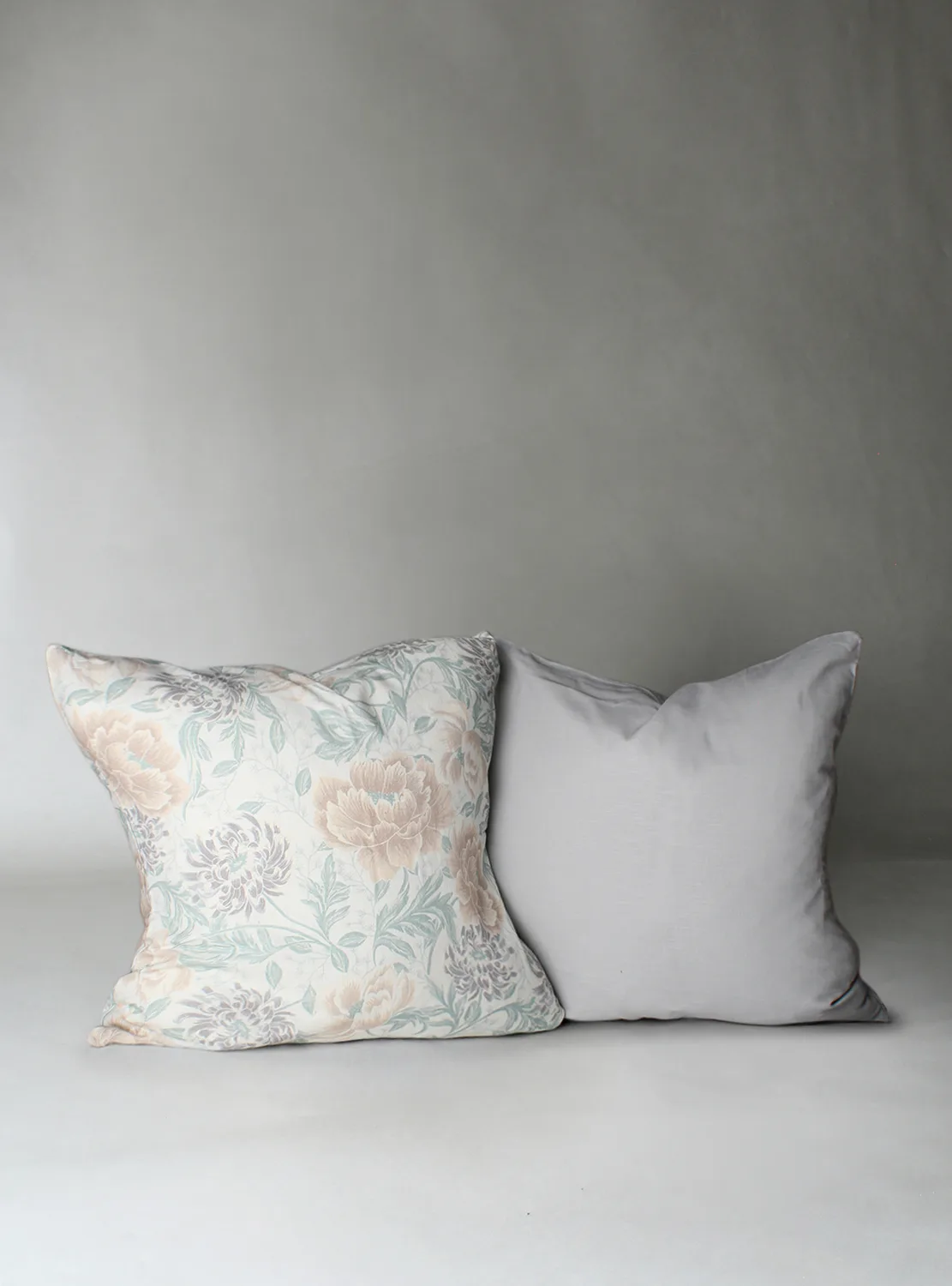 Putetrekk x 2 - Almira (beige) (Størrelse: 45 x 45 cm)