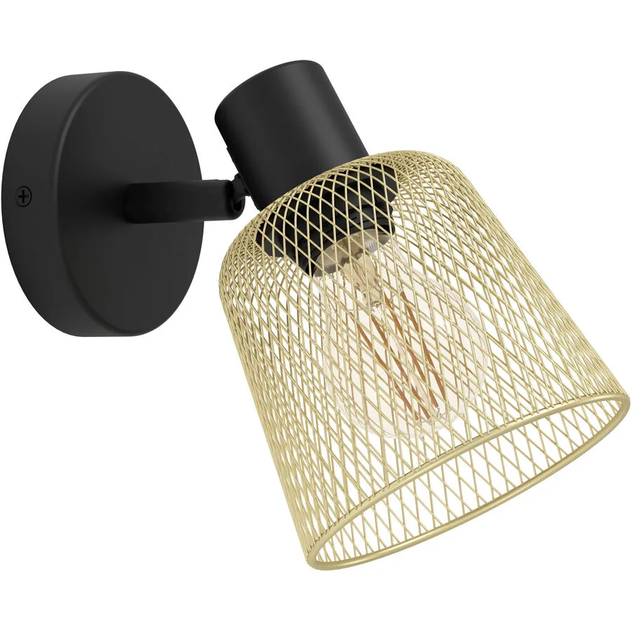 Eglo Spot Coslada Schwarz Stahl 20 cm