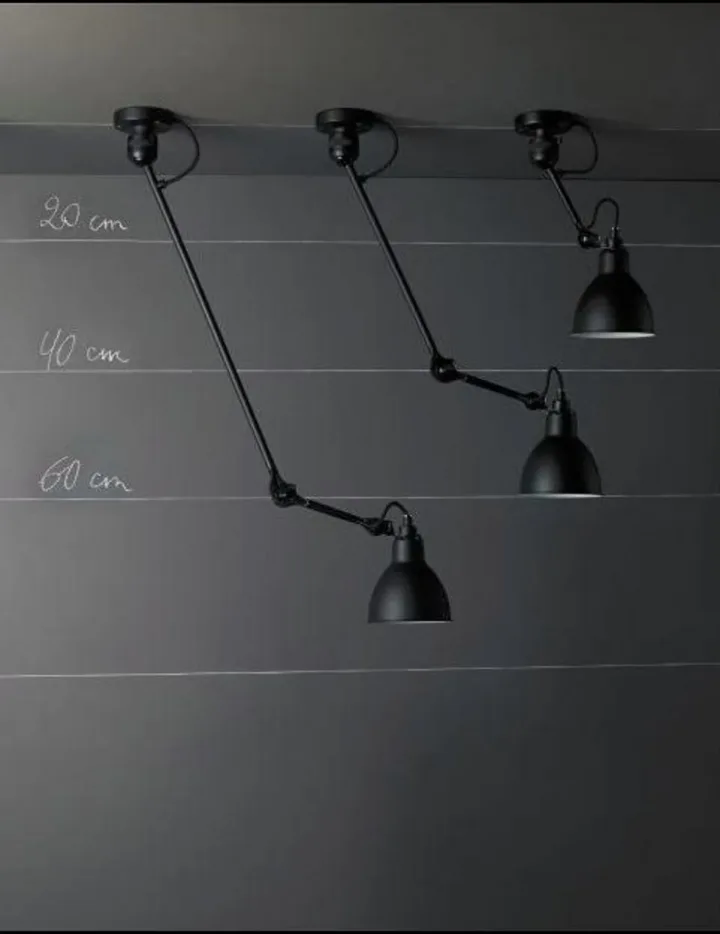 304CA Wandleuchte Schwarz/Kupfer - Lampe Gras - Wohnzimmer - Design - Metall