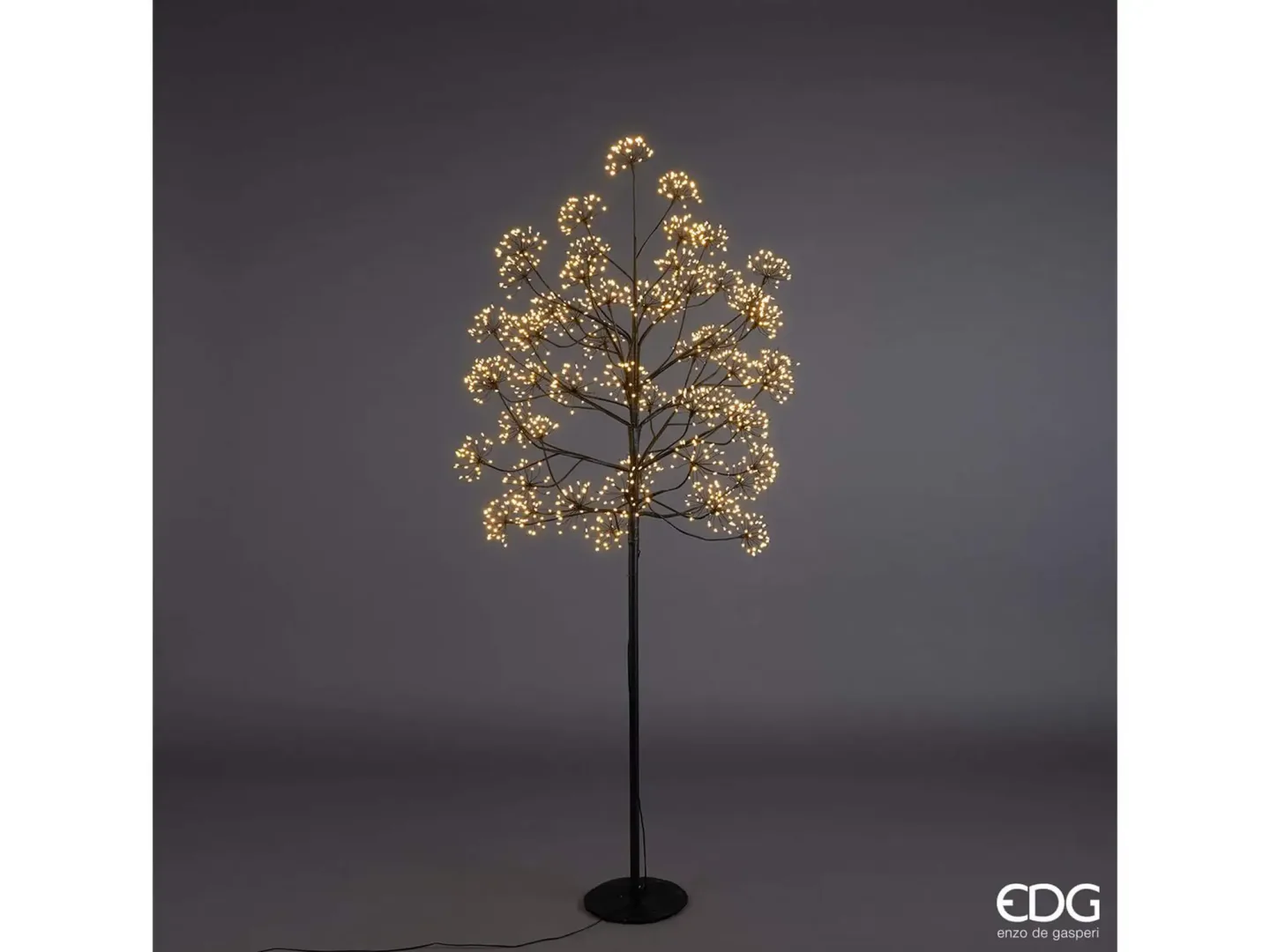 Edg Weihnachtsbaum Schwarz Auf Fuss 1568 Led H: 180 cm | Schubiger Möbel