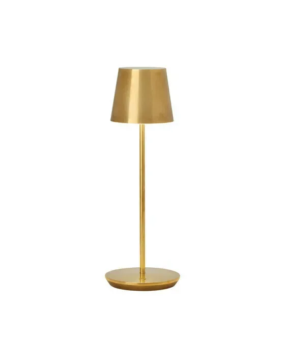 Nevis Accent Rechargeable Table Lamp Brass