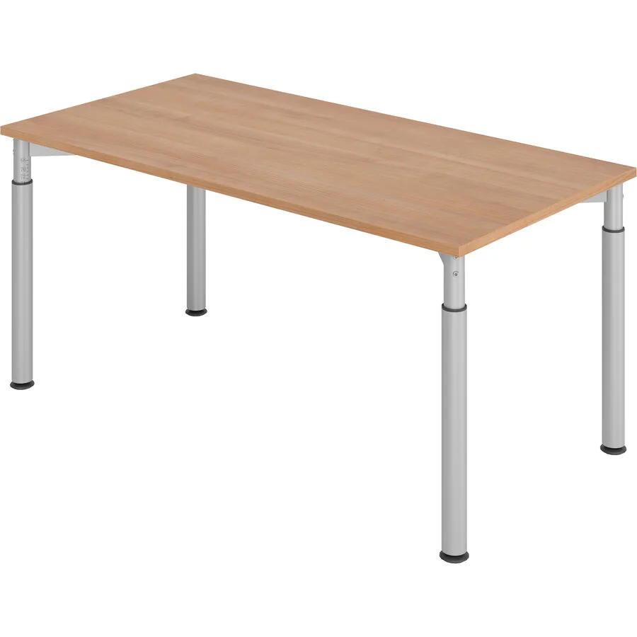 Schreibtisch Office nussbaum Holzwerkstoff B 160 T 80 cm