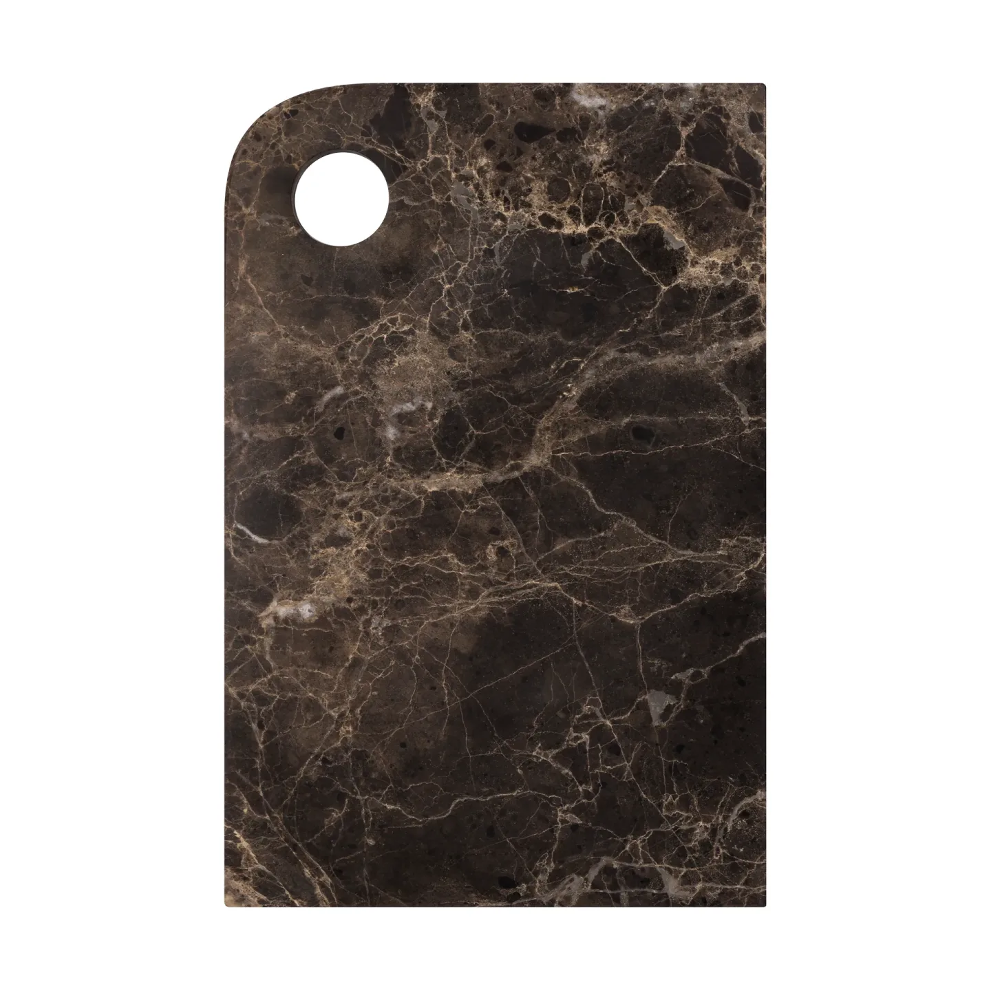 Mette Ditmer Marble Serviertablett medium 20x30 cm Brown