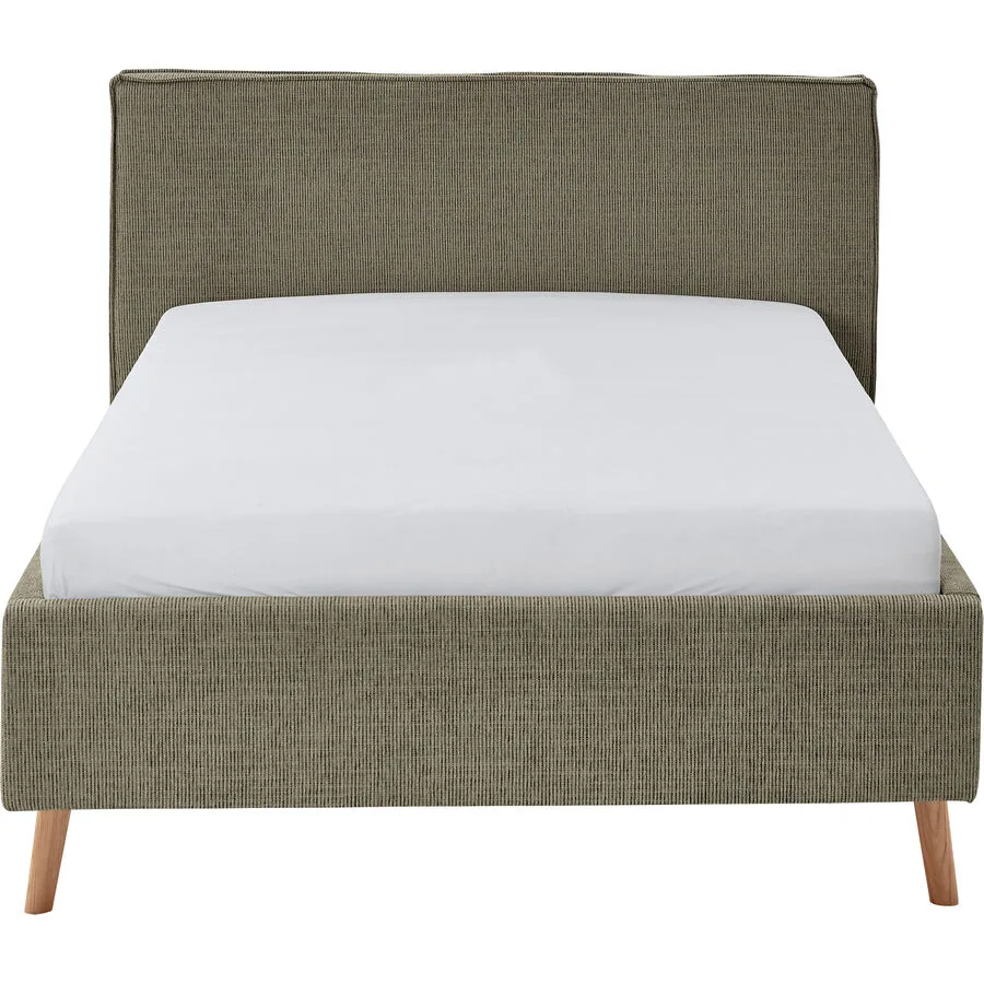 Bett Lina Moss green Polyester 140 x 200 cm
